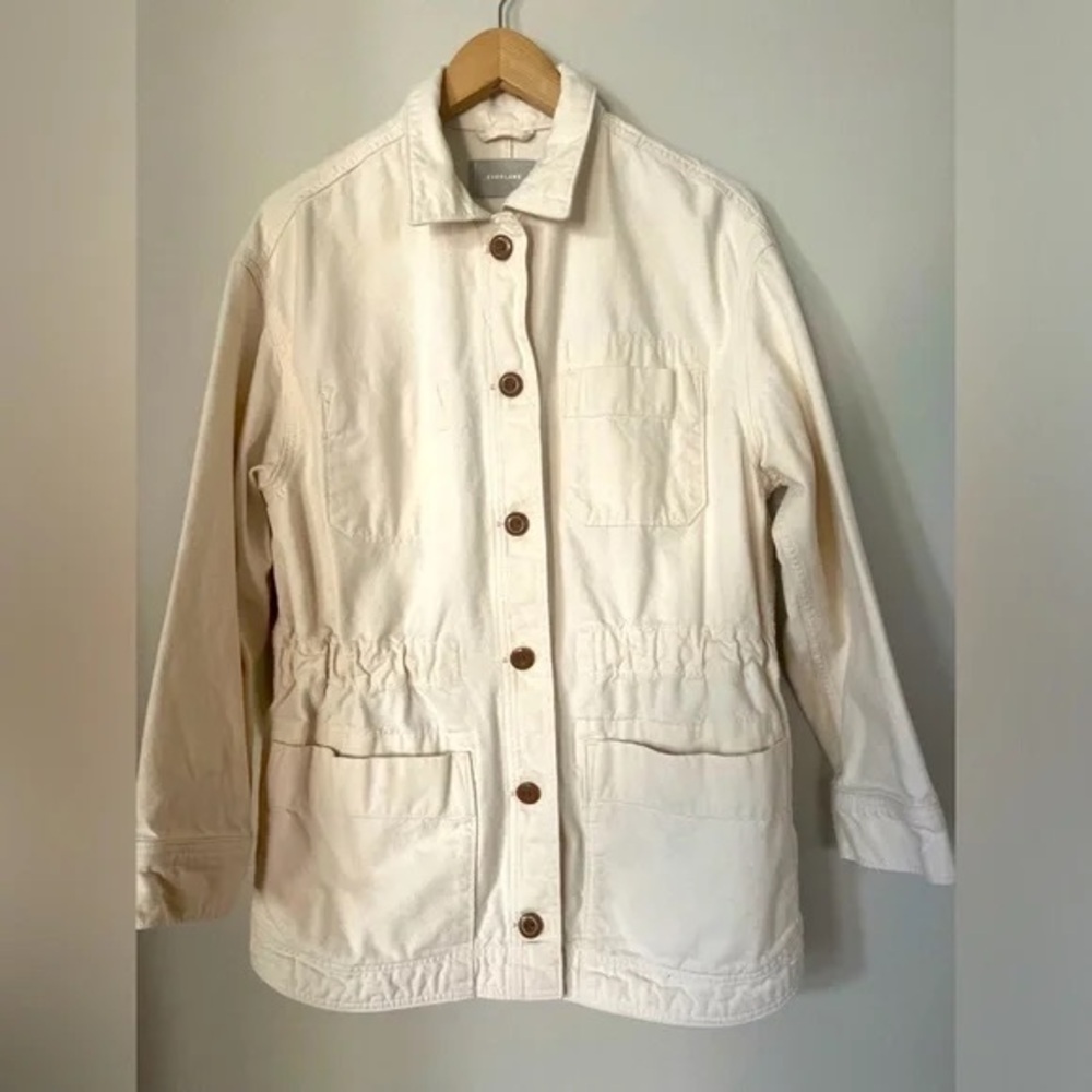 Everlane Cream Utility Jacket